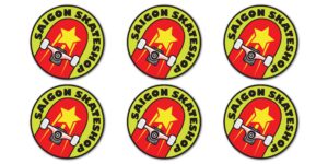 khổ giấy in sticker tròn